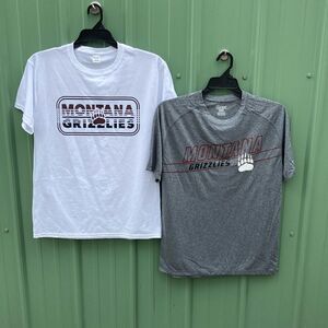 Men’s Montana Griz Football Sporty Active Short Sleeve T-Shirts 2-Pack Size M